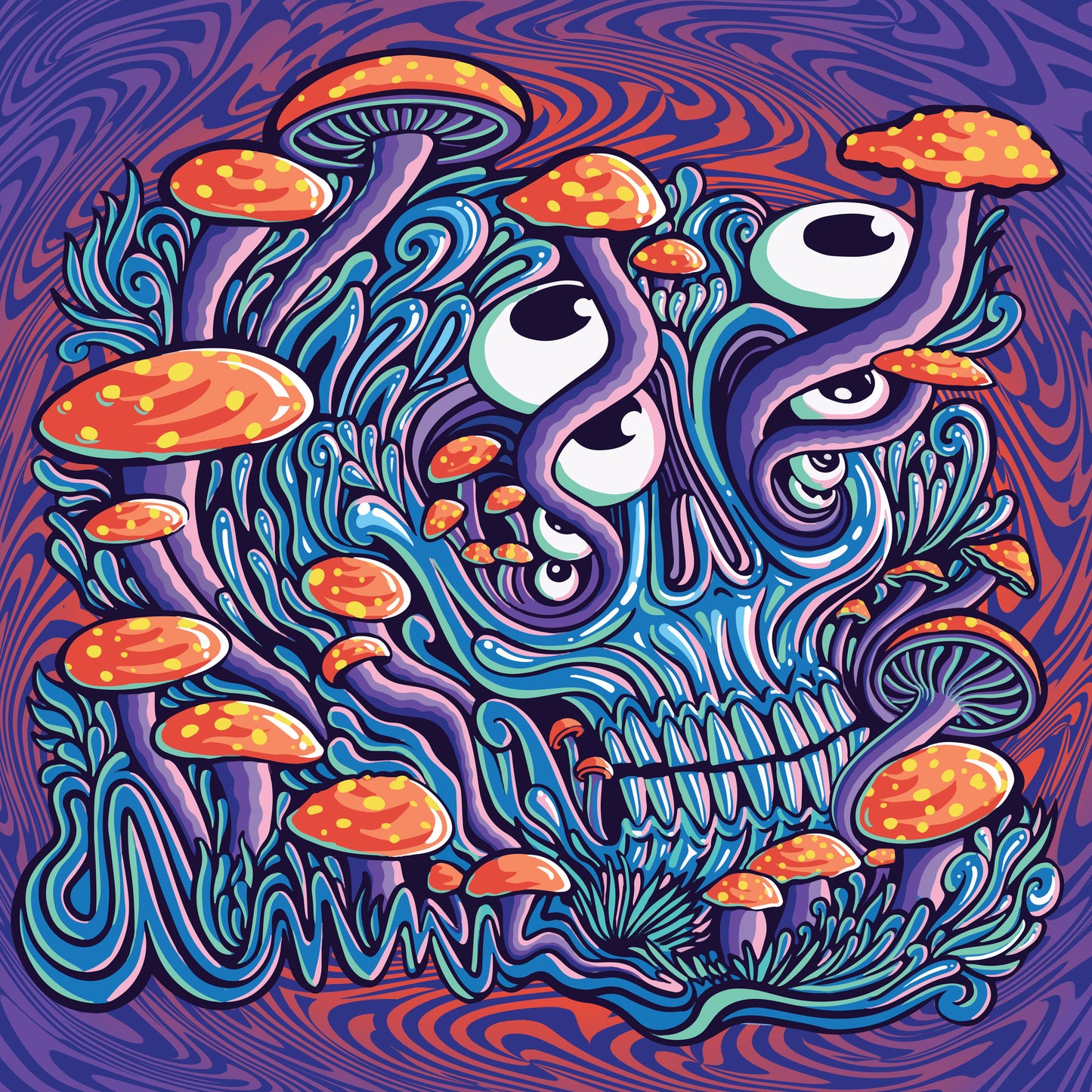 Melty Mush - 8 x 8 by Mr. Melty  (Canvas Print)